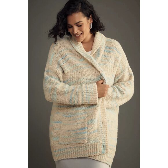 NWT Size XL (P2P 30") -Anthro Oversized Cardigan Sweater made in Italy (US$ 198) - Picture 2 of 16